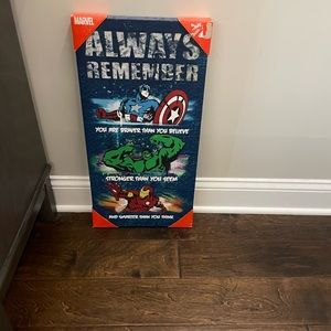 Canvas marvel room decoration